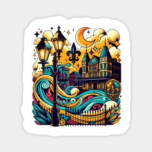 New Orleans Mardi Gras Magnet