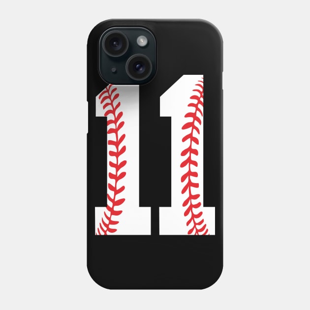 Eleventh Birthday 11th BASEBALL gift Number 11 Born in 2009 Phone Case by GillTee