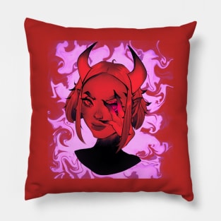 Red Hot Reborn Demon Pillow