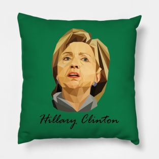 Hillary Clinton Vector Pillow