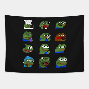 pepe peepo variety set (12 pepes edition) Tapestry