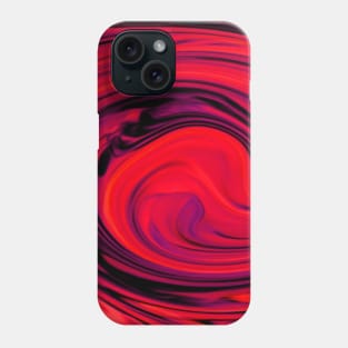 Red Swirls Phone Case