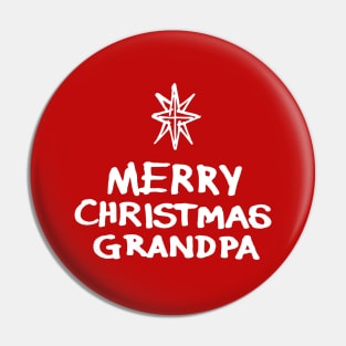 Merry Christmas Grandpa B Pin