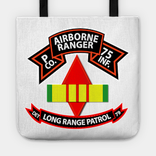 P Co 75th Ranger - 5th Infantry Division - VN Ribbon - LRSD Tote