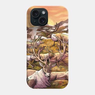 Caribou Mountain Phone Case