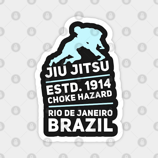 JIU JITSU: Choke Hazard Magnet by woormle