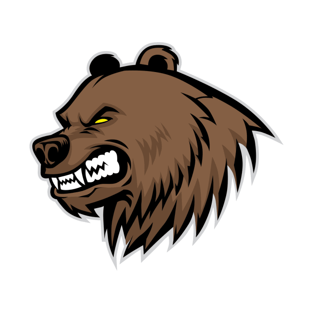 grizzly bear drawing bear by Awned