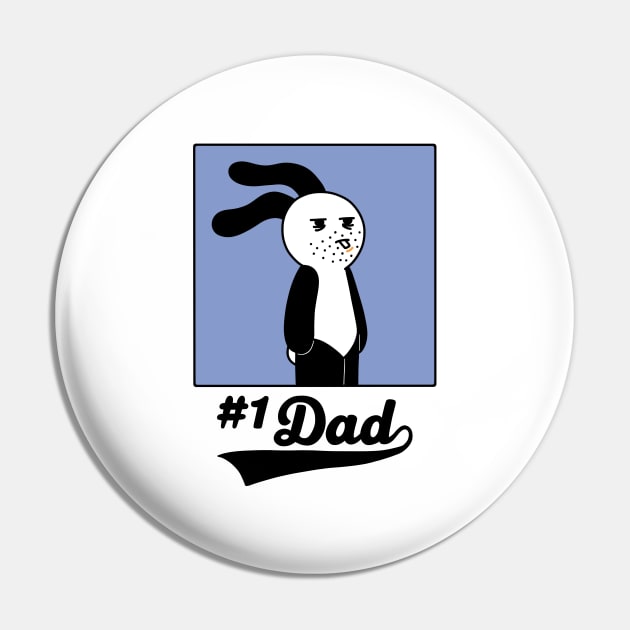 #1 Dad Pin by Buni