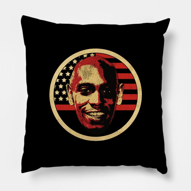 American Black Humor Pillow by CTShirts