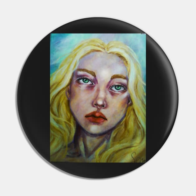 Claire (portrait blonde girl) Pin by YaebaArts