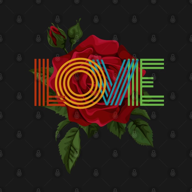 Woman Valentine Gift | Red Rose Lover | Lovely by STYLEEPOOL
