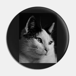 Portrait of a cat Pin