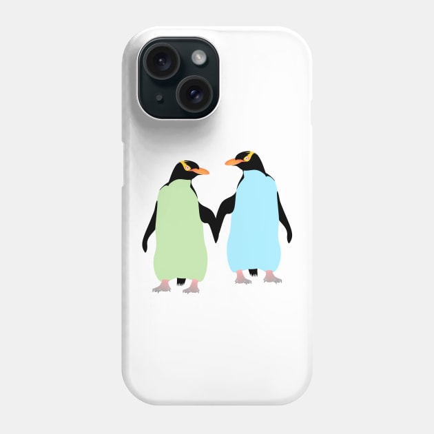 Gay Pride Penguins Phone Case by mailboxdisco