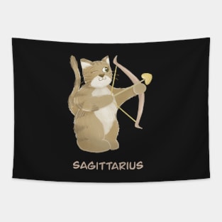 Sagittarius cat zodiac sign Tapestry