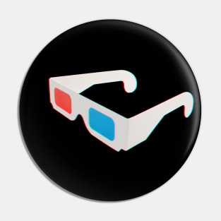 red blue anaglyph 3d eye candy glasses Pin