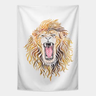 Swirly Lion Tapestry