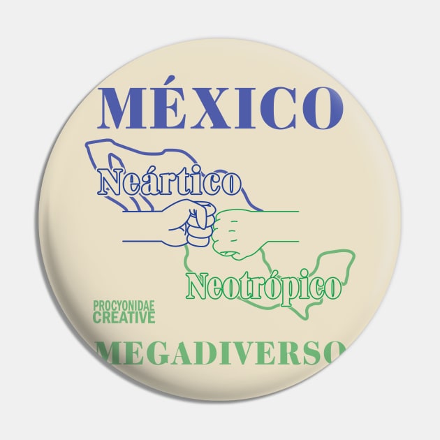 Mexico Megadiverso Pin by ProcyonidaeCreative