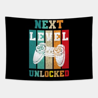 next level unlocked for Gamer Pc Consoles Tapestry