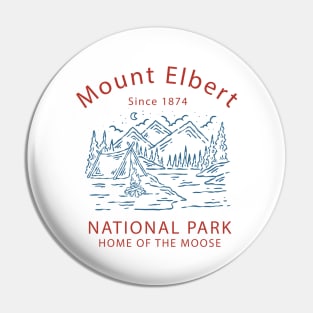 Mount Elbert Pin