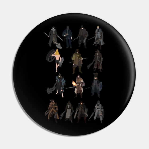 Bloodborne - The Old Hunters Pin by DigitalCleo