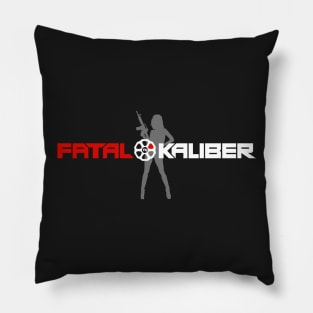 Femme Fatale Silhouette Pillow