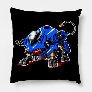 Ducati Panigale Bull Blue Pillow