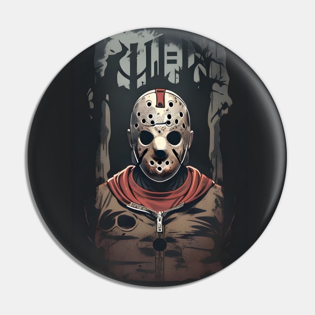 Jason Pin by Buff Geeks Art