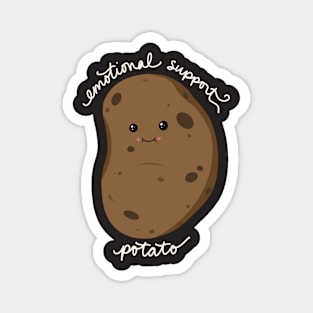 Emotional Support Potato Magnet