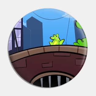 Frog Day Pin