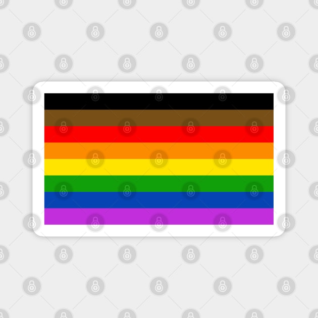 More Color More Pride Flag Magnet by AnnaBanana