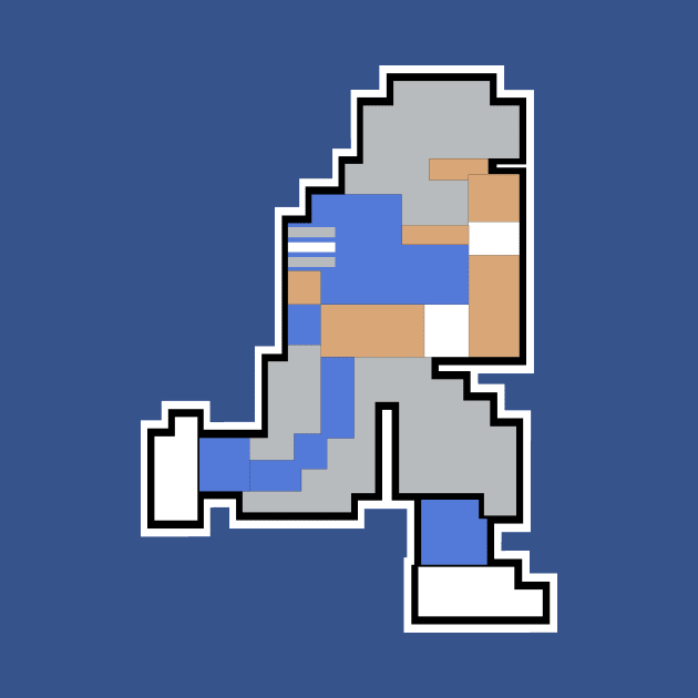 Tecmo Bowl Detroit 8-bit DET by jackandcharlie