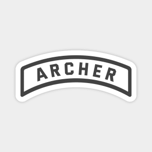 Archer Tab Magnet