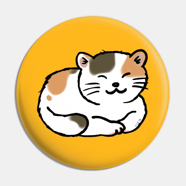 sleepy calico cat Pin by cartoonygifts