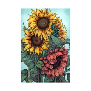 Beautiful Yellow Sunflowers T-Shirt