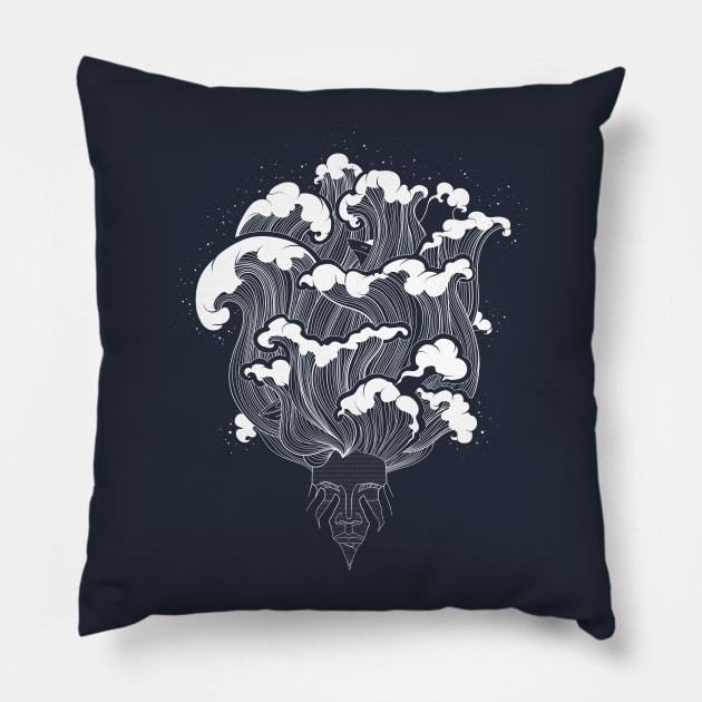 Brainstorm Pillow by VictoriaSochivko