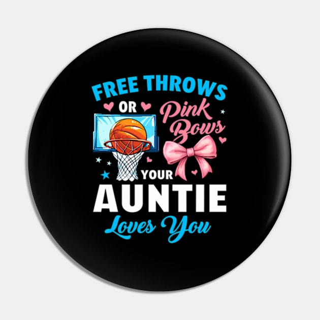 Gender Reveal Auntie Loves You Pin by Ro Go Dan