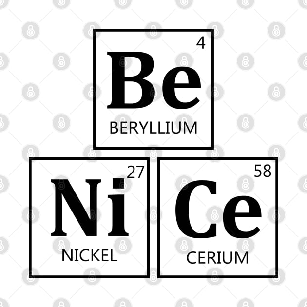 Be Nice design with chemical molecules by Julorzo