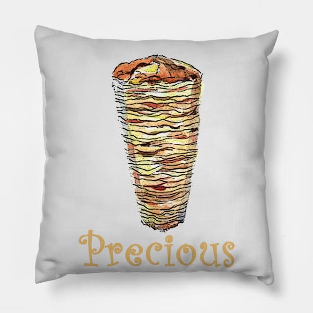 Precious shawarma Pillow by Yaman