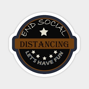 SOCIAL DISTANCING Magnet