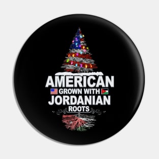 Christmas Tree  American Grown With Jordanian Roots - Gift for Jordanian From Jordan Pin