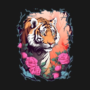 Tiger Head 3 T-Shirt