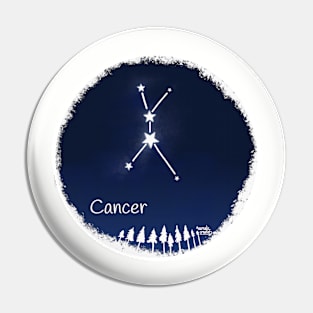 Cancer zodiac Constellation Pin