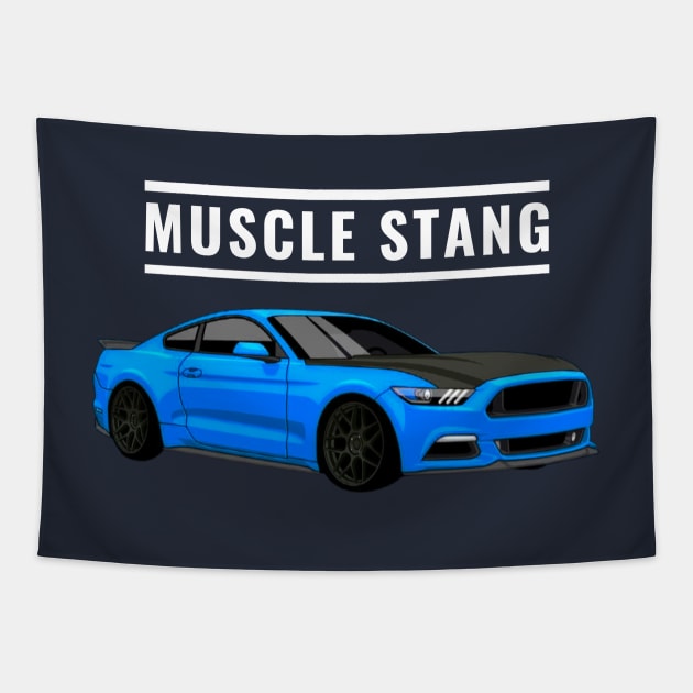 Muscle stang Tapestry by MOTOSHIFT