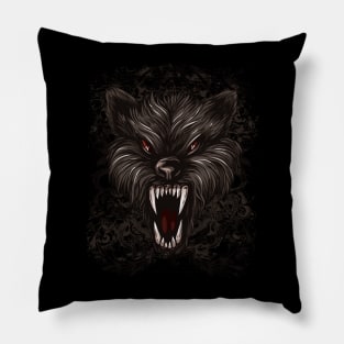 Werewolf For Halloween Pillow