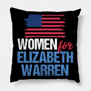 Women for Elizabeth Warren Pillow