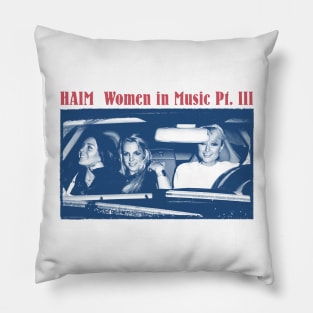 Haim † Retro Aesthetic Design Pillow