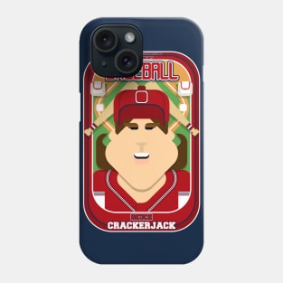 Baseball Red Blue White - Deuce Crackerjack - June version Phone Case