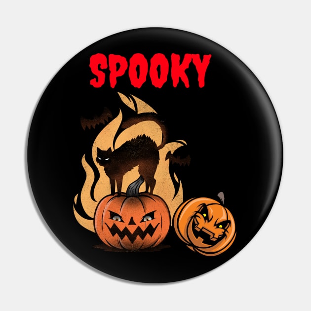 Spooky pumpkin scene halloween Pin by Creastore