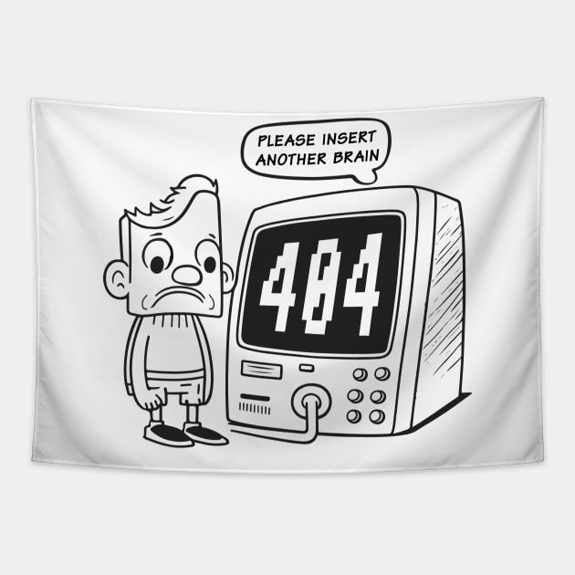 Error Sign Tapestry by vectrus