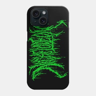 Nick (Slime Green Variant) - Death Metal Logo Phone Case